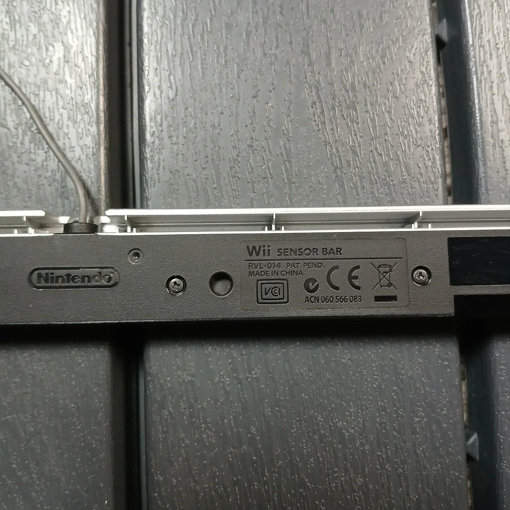 Original Black Silver OEM Nintendo Wii Sensor Bar RVL-014 For Wii And Wii U ZA‎
